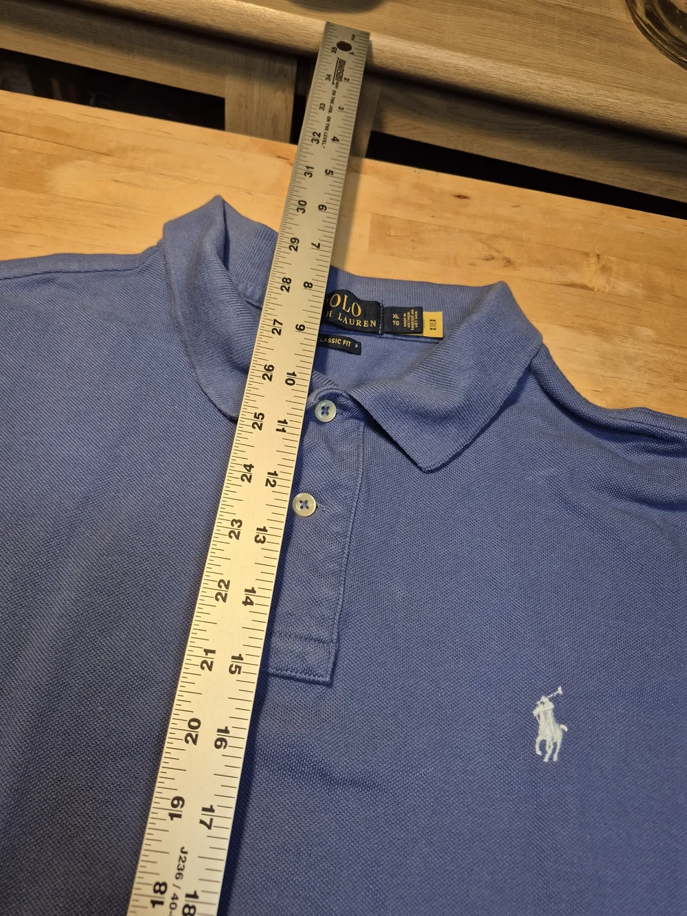 Ralph Lauren Men’s Light Blue Polo with White Pony